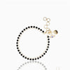 DAS ARMBAND: SCHWARZER OBSIDIAN EVIL EYE (WERT 55 £)