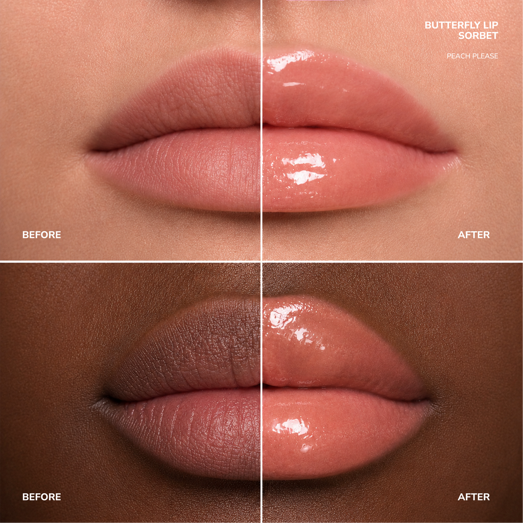 BUTTERFLY LIP SORBET - PEACH PLEASE