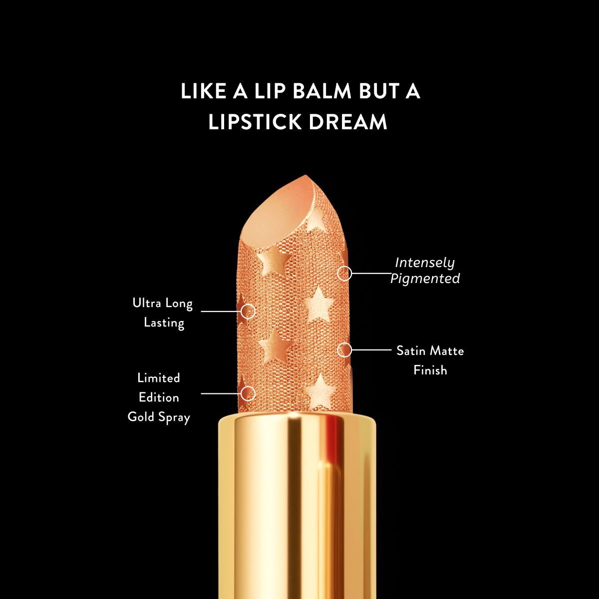 COSMIC KISSES LIPSTICK RE-FILL - BLUSHED DUST