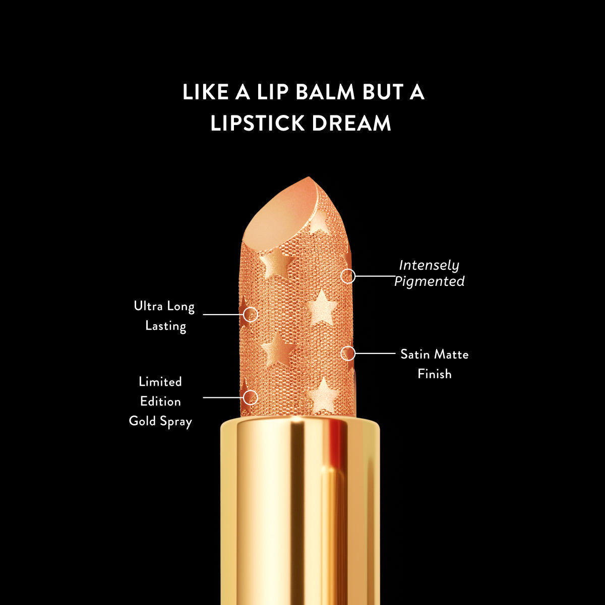 COSMIC KISSES LIPSTICK  RE-FILL -  RUBY ECLIPSE